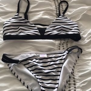 Black and white bikini from Target